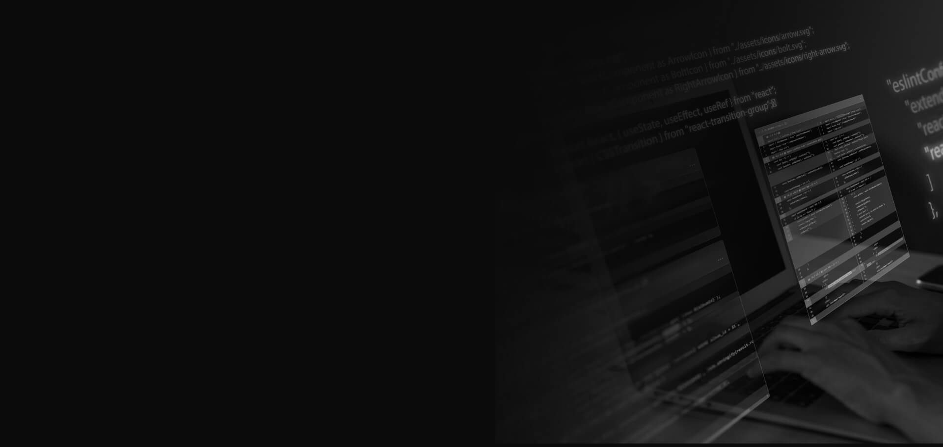 Image showing a close up of website code